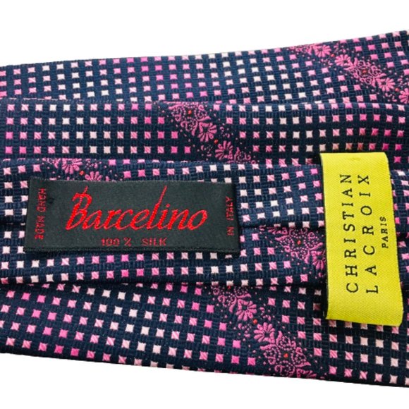 Christian Lacroix Paris Silk Necktie - Picture 3 of 4